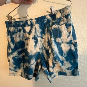 North Face 5” Tie Dye Shorts
